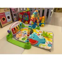 在飛比找蝦皮購物優惠-Fisher-Price 費雪 可愛動物鋼琴健身器/健力架