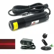 Red Line 200mW 650nm Laser Diode Module Positioning 5V Adapter 22mm Holder