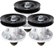 AM136733 AM143469 AM137097 AM134292 Spindle M155979 Fit for John Dee re Mower, Spindle Assembly Compatible with John De ere Z245 EZtrak Zero Turn Mowers(3Pack)