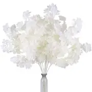 Artificial Faux Cherry Blossom Branches Decor, 35 Inch for Tall Floor White