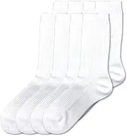 TOMBOW(トンボ学生服) 19840-03 Men's 4 Pairs Antibacterial Deodorant Socks