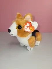 TY Beanie Babies Colin the Corgi 6" Plush Toy Stuffed Animal w/ ALL TAGS!