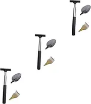 Healeved 3pcs Car Window Windshield Squeegee Retractable Mirror Wiper for Improved Visibility