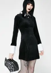 [Killstar] Addams Velvet Dress