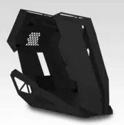 Black Special Alien Gaming PC Computer Case Chassis Tempered Glass ATX Tower