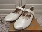 BNIB Clarks Girls Audrey II Sz EU 31 D White Pearl