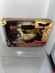 Batman Begins Zipline Blaster Batman W Sticky Dart Action Figure Set 2005 NISB