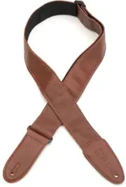 Levy's M7GP-BRN Garment Leather Guitar Strap - Brown (2-pack) Bundle