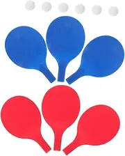 Abaodam 3Sets Table Tennis Paddles and Balls Lightweight Training Rackets for Play Grip for Hands for Skill Development and Versatile Play