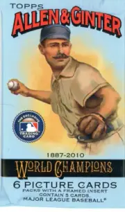 2010 Topps Allen and Ginter Baseball Sealed Retail Pack