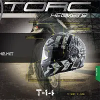 在飛比找蝦皮購物優惠-TORC T-14 全罩式雙鏡片防護頭盔 S M L XL 