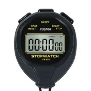 PULIVIA Waterproof Stopwatch Timer Only Stopwatch with ON/Off, No Bell No Clock