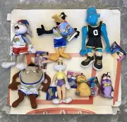 VERY RARE 1996 McDonald’s Space Jam Looney Tunes Basketball Display Complete
