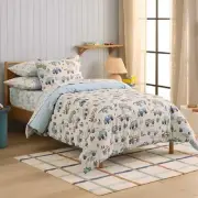 Adairs Kids Traffic Jam Grey Quilt Cover Set