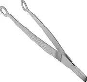 Mercer Culinary M35238 Precision Plus Tong, Flat Oval End, 6 1-8 inch, Silver