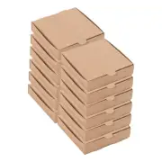 12 Pcs Mini Pizza Box Restaurant Boxes Wrapping Case Storage Container