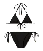 Sparkling jersey bikini S,L,M black