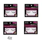 4x Ardell Magnetic Megahold 053 Eyelashes End To End Coverage