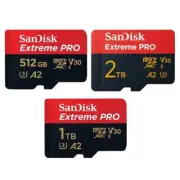 SanDisk 1TB 2TB Extreme Pro microSDXC microSD Card 200MB/s V30 U3 C10 A2 UHS-I