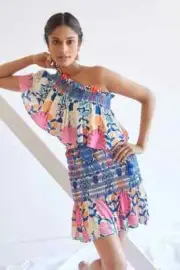 new anthropologie Plenty by Tracy Reese Flounced Mini Skirt SIZE PS SP petite