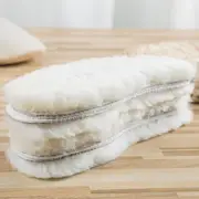 Sheepskin Insoles Winter Soft Warm Wool Replacement for Shoes Boots Wellies