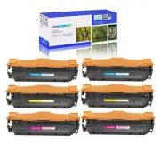 6PK Toner CE411A-413A C/Y/M Set for HP 305A LaserJet Pro 400 Color M451nw M475dw
