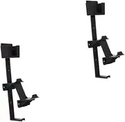 2 Sets Gaming Headset Stand Wall Mounted Bracket for Controllers Headphones Black Storage Rack for Organized Gaming Space Present for Gamers Keeps Accessories Tidy