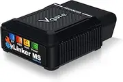 Vgate vLinker MS Bluetooth MFI OBD2 Diagnostic Tool Fault Code Reader OBDII Compatible Car Adapter Check Engine Light for iOS, Android and Windows