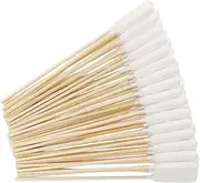 6 Inch Professional Large Cotton Buds for Dogs - Extra Long and Absorbent, Bamboo Stick and Cotton, Safe for Dog Ear Cleaning, 100pcs