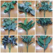 Artificial Fake short Green Leaves leaf Greenery Foliage Leaf Vine Home Decor