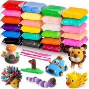 Modeling Clay Air Dry DIY Ultra Light Molding Clay 24 Colors Soft Safe Non Toxic