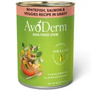 Stew Canned Dog Food Whitefish Salmon And Vegetables Wi