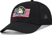 [TSSGBL] M,L,XL,XXL Men's Premium Plain Structured Crown Baseball Hats Adjustable Blank Ball Caps with Reflective Sandwich Brim