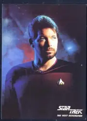 Modern STARTREK Postcard: The Next Generation - Commander Riker (Engale, # 11)