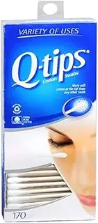 Q-tips Swabs 170 Each (Pack of 11)