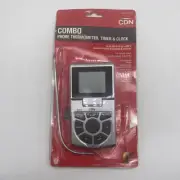 CDN Digital Programmable Probe In Oven Thermometer and Timer Silver New Sealed