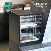 在飛比找momo購物網優惠-【日本仲林】日本製鋼製桌上型A4文件櫃/資料櫃-3低抽+2高