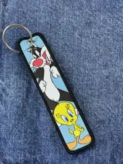 Tweety Bird & Sylvester 5 Inch Keychain