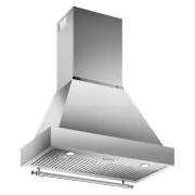 BERTAZZONI HERITAGE CANOPY RANGEHOOD - SSTEEL/STAINLESS STEEL (XT) 90