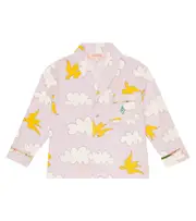 [The Animals Observatory] The Animals Observatory Wolf printed cotton shirt Y 8 multicoloured