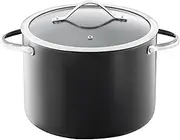 Baccarat iD3 Hard Anodised Non Stick Stockpot with Lid 24 24X17cm