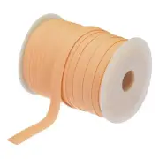 1/2 Inch Double Fold Bias Tape Continuous Bulk Bias Tape (Light Orange 55 Yards)