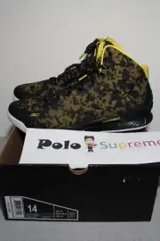 Under Armour Curry 1 One Taxi Away Steph UA Yellow Camo Stephen 1258723-001 MVP