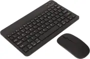 2.4G Wireless Keyboard Mouse Combo, Portable Ergonomic Dual Mode Silent Cordless