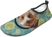 [BTCOWZRV] Water Shoes for Women Men Puppy with Headphones Water Sports Shoes Slip-on Breathable Lightweight Athletic Aqua Sock