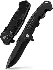 EDC Folding Knife-Pocket knife-metal Handle- D2 steel -Folding Knife for EDC-Everyday Carry Knife for Men and Women-Indoor/Outdoor