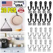 20PCS Wall Hooks for hanging Metal Wall Hooks for Coats Coat hooks for Wall USA