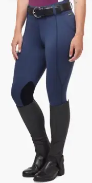 Kerrits Performance Knee Patch Pocket Riding Tight-1X-Night Sky