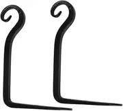 Generic 2pcs Iron Hooks for Planters Durable Plant Hangers Supplies for Decoration for Gardens Balconies and Patios