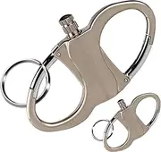 Keychain Lighter, Key Chain Lighter, 2025 Upgraded Metal Keychain Lighters, Mini Waterproof Lighters for Outdoor Car and Home (Sliver-2pcs)